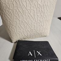 Borsa nuova Armani bianco panna