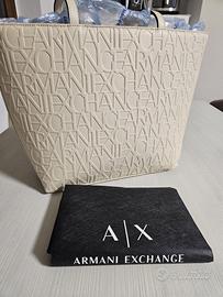 Borsa nuova Armani bianco panna