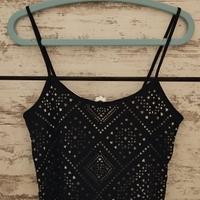 Canotta donna con particolari traforati 