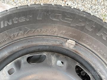 Gomme da neve + cerchi in ferro