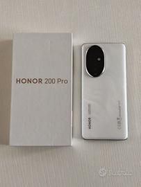 HONOR 200 Pro bianco, caricabatterie e 5 cover