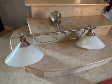 lampadario a due luci