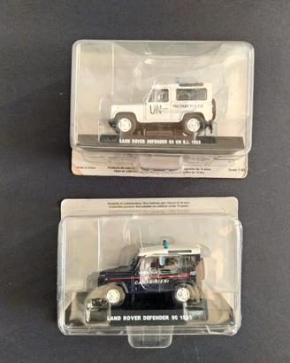 Land Rover Defender: due modelli scala 1:43