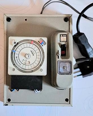 Quadro elettrico con Temporizzatore Theben Ticino