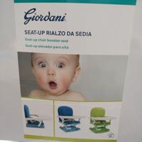 rialzo sedia bambino con vassoio amovibile