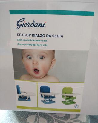 rialzo sedia bambino con vassoio amovibile