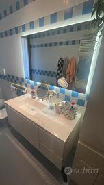Specchio retrollluminato per bagno