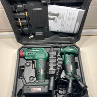Set parkside compress/ soffiat + batt e caricatore