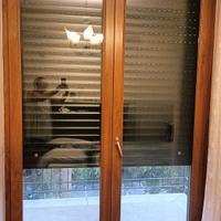 infisso legno e alluminio come nuovo