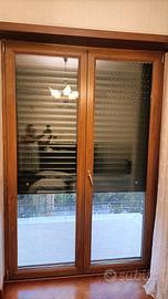 infisso legno e alluminio come nuovo
