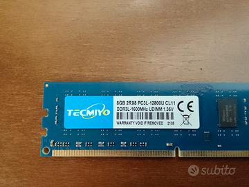 RAM 8Gb DDR3L 1600Mhz