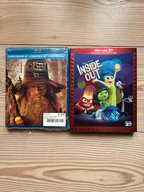 Film blu-ray Lo Hobbit e Inside Out