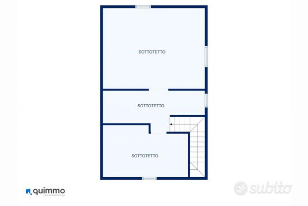 Appartamento al secondo piano con garage e cantine