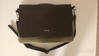 Borsa in pelle e gomma O bag Folder