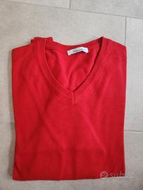 maglione uomo Camicissima - rosso - 177 cm 