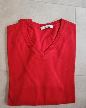maglione uomo Camicissima - rosso - 177 cm 