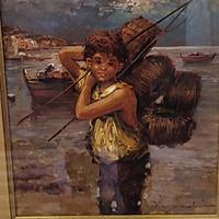 Nino Salvadori olio su tela 