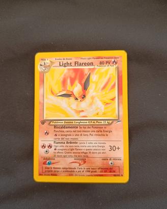 Carte Pokemon prima edizione Vaporeon & Flareon