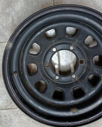 Cerchi acciaio nero ET35 16X7J Great Wall Steed