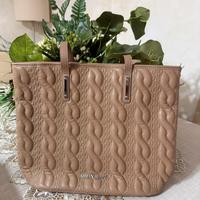 Borsa Tote Trapuntata Armani Jeans Camel