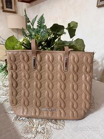 Borsa Tote Trapuntata Armani Jeans Camel