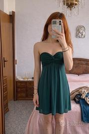 Vestito verde petrolio Brandy Melville taglia S