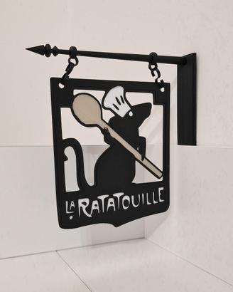 Cartello Ratatouille wallart arredamento