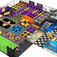 Trampoline Park per Parchi Divertimento x Famiglie