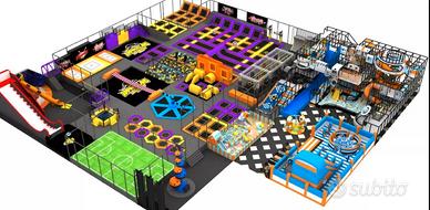 Trampoline Park per Parchi Divertimento x Famiglie