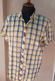 J.Hart & Bros - Camicia Uomo  - Cotone/Lino- XL