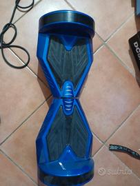 Hoverboard Elettrico Blu Con Led