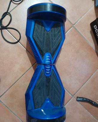 Hoverboard Elettrico Blu Con Led