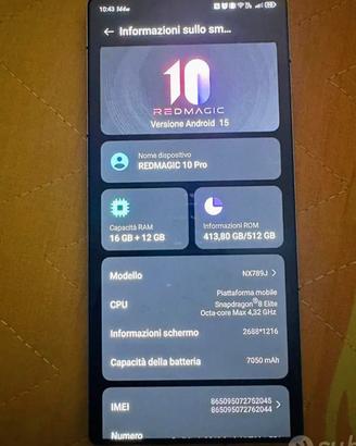 redmegic 10 pro 16/512