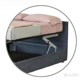 2 Meccanismi letto contenitore doppio pistone 