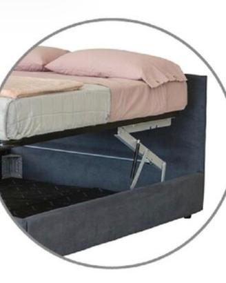 2 Meccanismi letto contenitore doppio pistone 