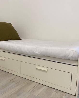 Struttura Letto Singolo IKEA BRIMNES con Cassetti
