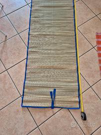 stuoia per la spiaggia, due pezzi