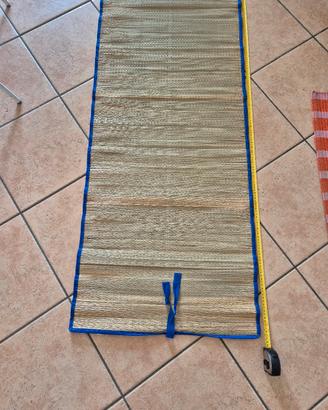 stuoia per la spiaggia, due pezzi