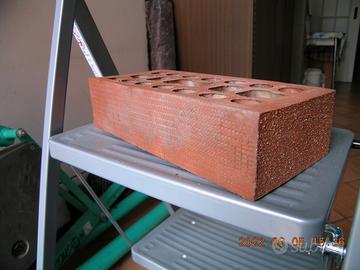 Mattoni trafilati rossi 6x12x25 sabbiato fine