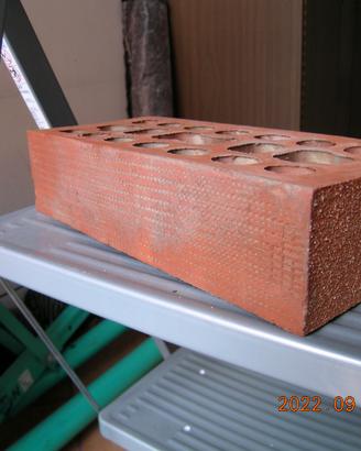 Mattoni trafilati rossi 6x12x25 sabbiato fine