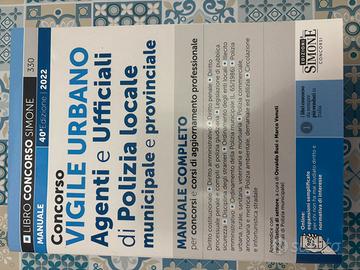 Libro per concorso vigile urbano