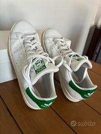 Adidas Stan Smith orgonali bianche/verdi