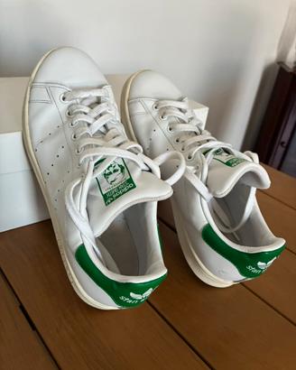 Adidas Stan Smith orgonali bianche/verdi