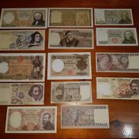 lotto 14 banconote (RIPRODUZIONI)