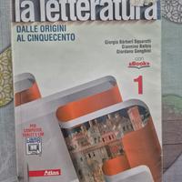 Libro La Letteratura 1 (tre toni indivisibili)