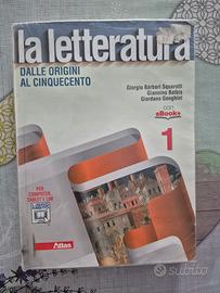 Libro La Letteratura 1 (tre toni indivisibili)