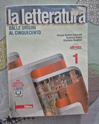 Libro La Letteratura 1 (tre toni indivisibili)
