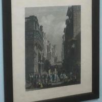 stampa processione San Giovanni Malta 1800 16x23