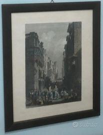 stampa processione San Giovanni Malta 1800 16x23