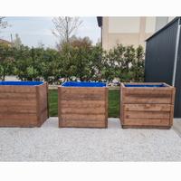 Fioriere in legno su misura